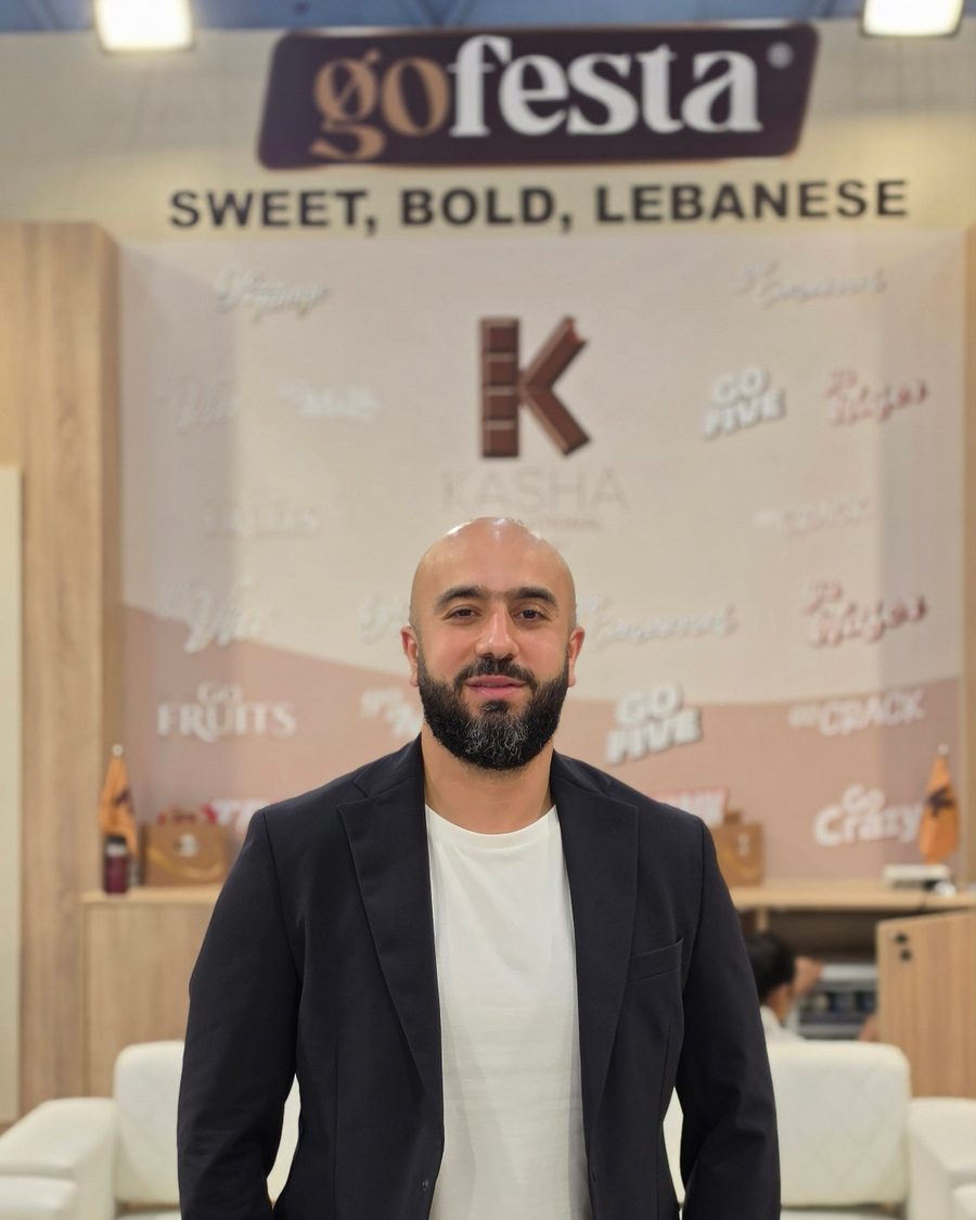 Faysal Kasha at the Gofesta stand with Kasha International Group